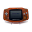 Nintendo Game Boy Advance Clear Orange — powered on, screen detail