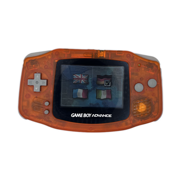 Nintendo Game Boy Advance Clear Orange — side view