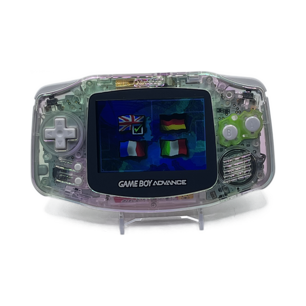Nintendo Game Boy Advance Clear — top view