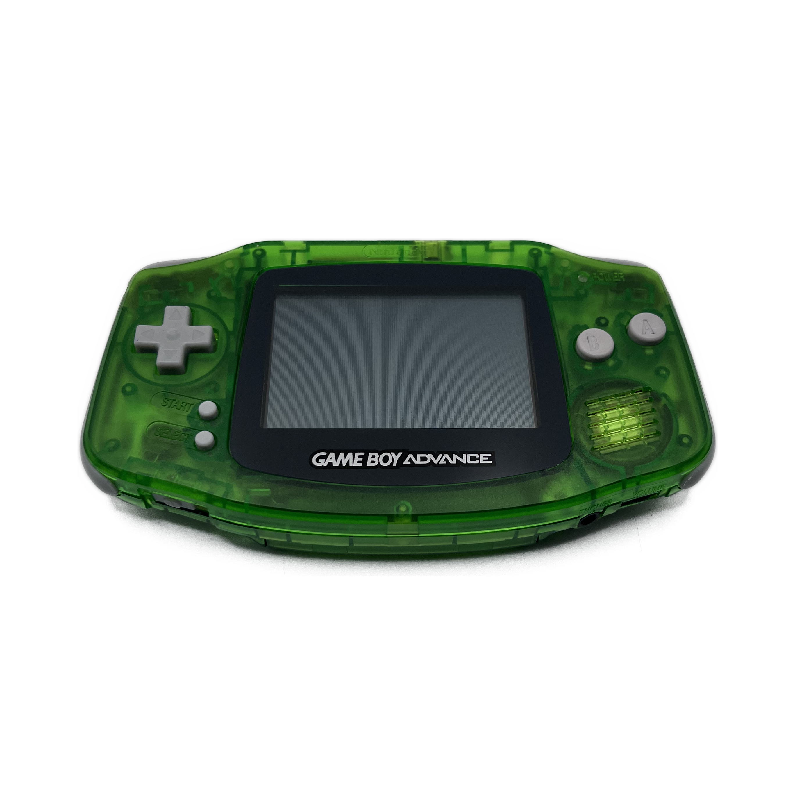 Nintendo Game Boy Advance Clear Green — front view