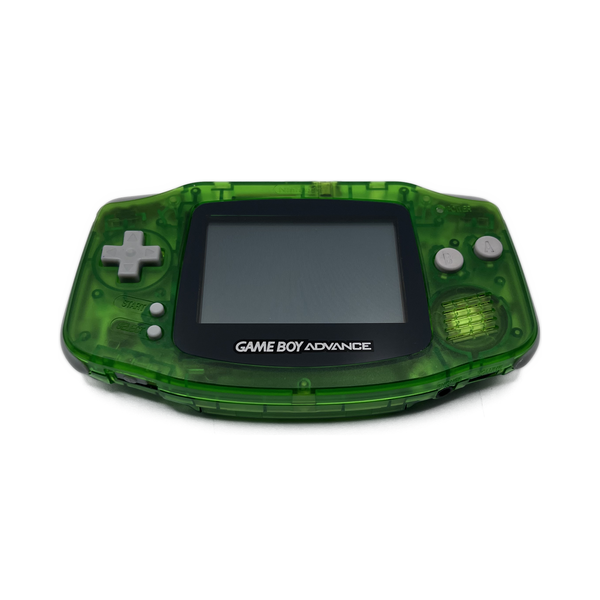 Nintendo Game Boy Advance Clear Green — front view