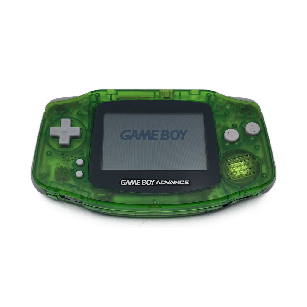 Nintendo Game Boy Advance Clear Green — side view