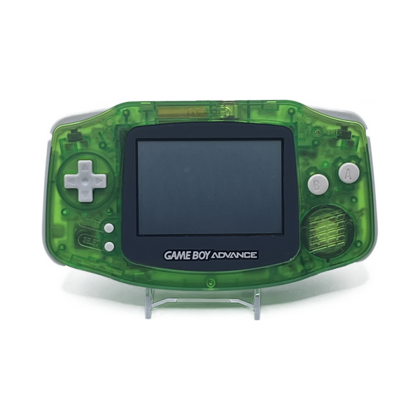 Nintendo Game Boy Advance Clear Green — angled view