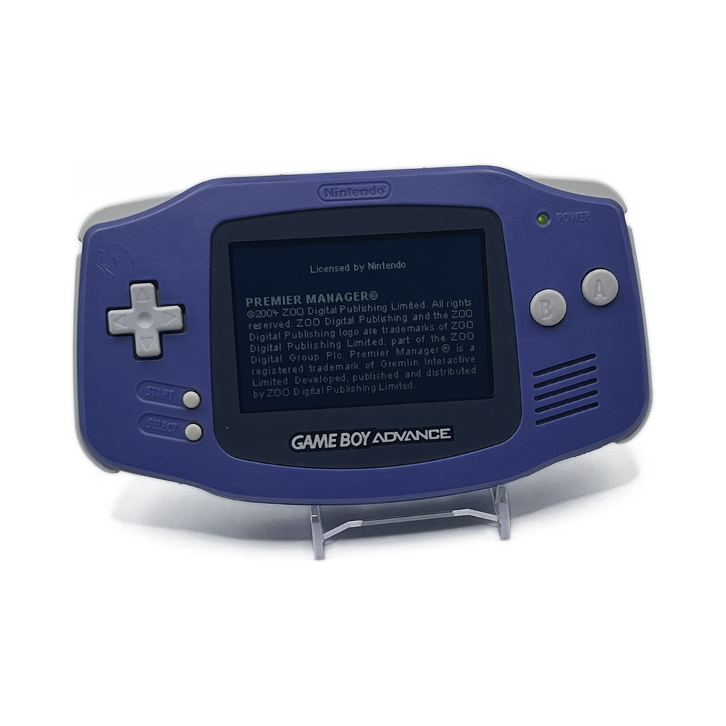 Nintendo Game Boy Advance Indigo - angled view