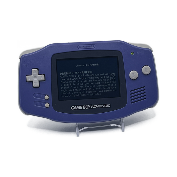 Nintendo Game Boy Advance Indigo - angled view