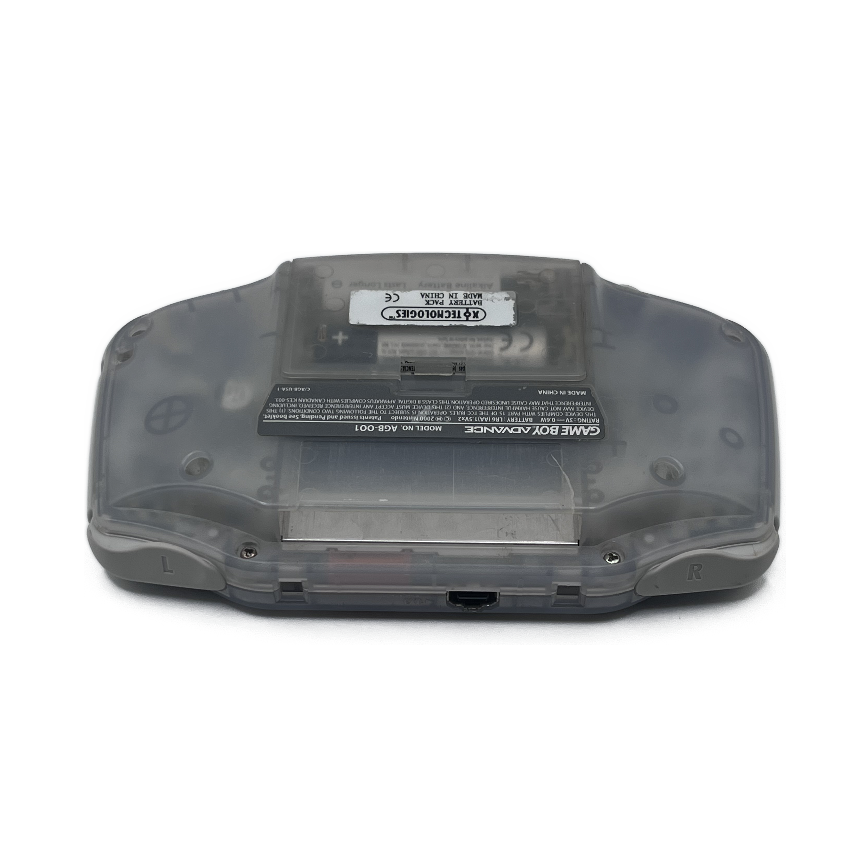 Nintendo Game Boy Advance Glacier — side view