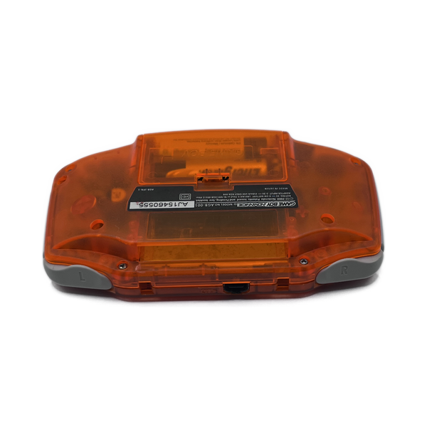 Nintendo Game Boy Advance Clear Orange — top view